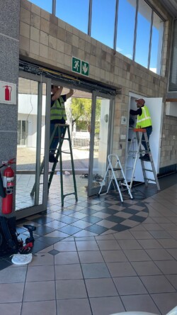 New Automatic Sliding Door System at VW Uitenhage
